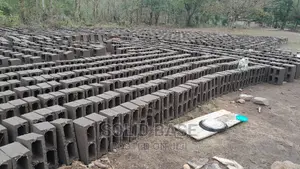 6" Concrete Blocks Moulding on the Site