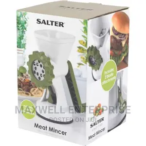 Salter Meat Mincer With 2 Blade Attachments