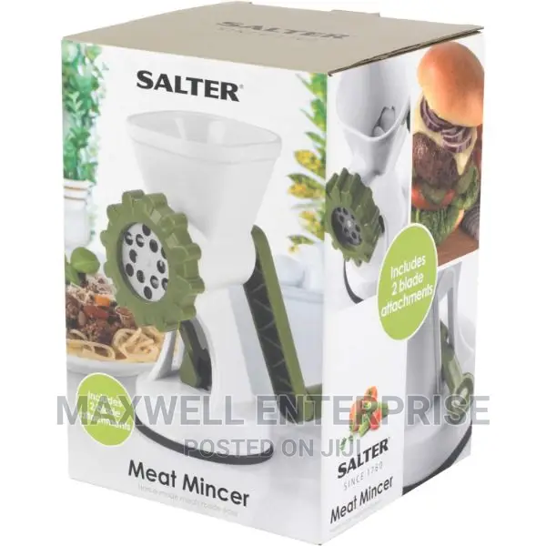 Salter Meat Mincer With 2 Blade Attachments