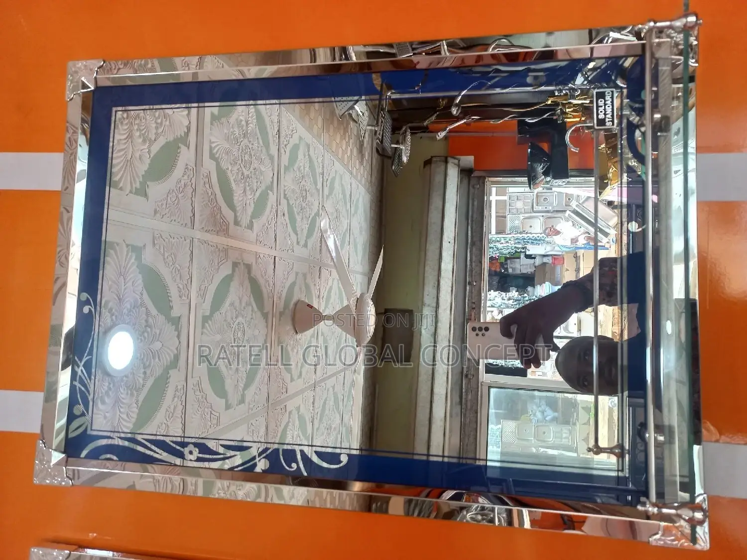 Flower Design Mirror
