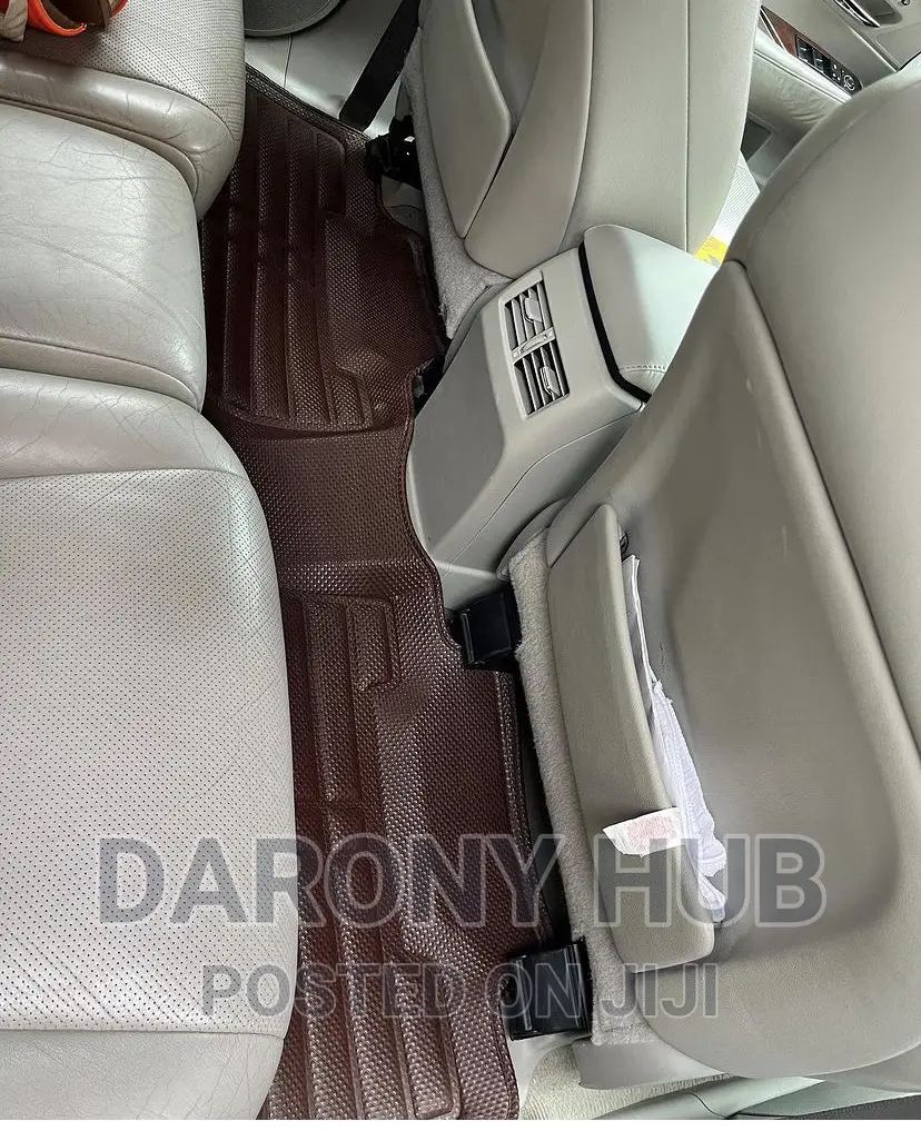 Exotic Brown Leather Floormat
