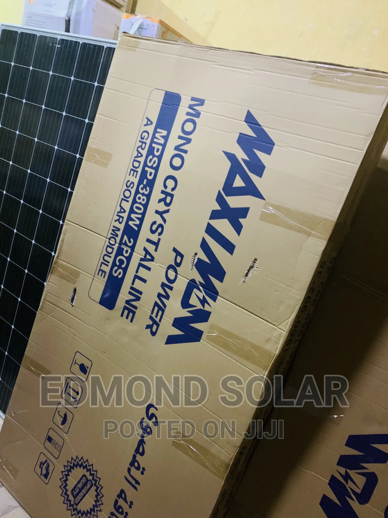 MAXIMUM POWER SOLAR PANEL 380w 24v Is Available
