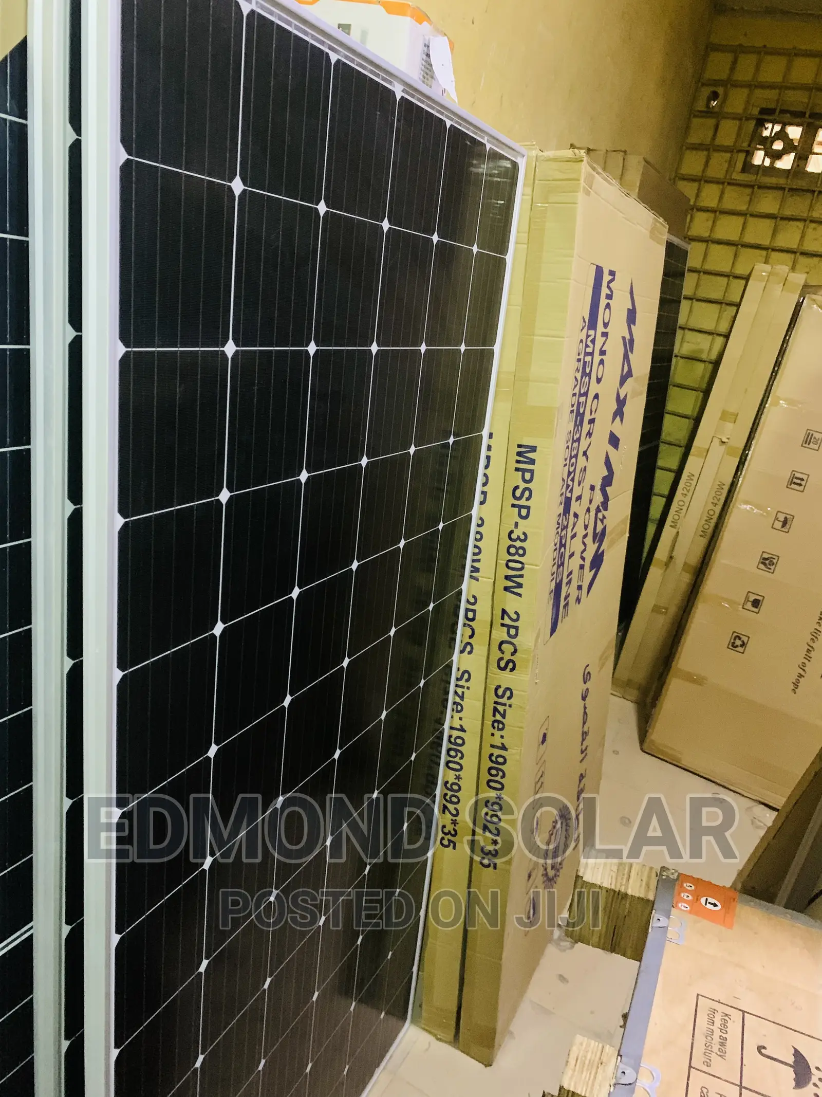 MAXIMUM POWER SOLAR PANEL 380w 24v Is Available