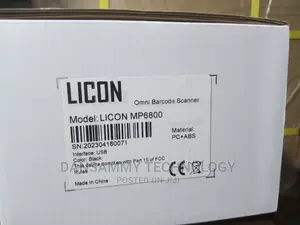 Licon Mp6800 2d/1d Table Top Barcode Label