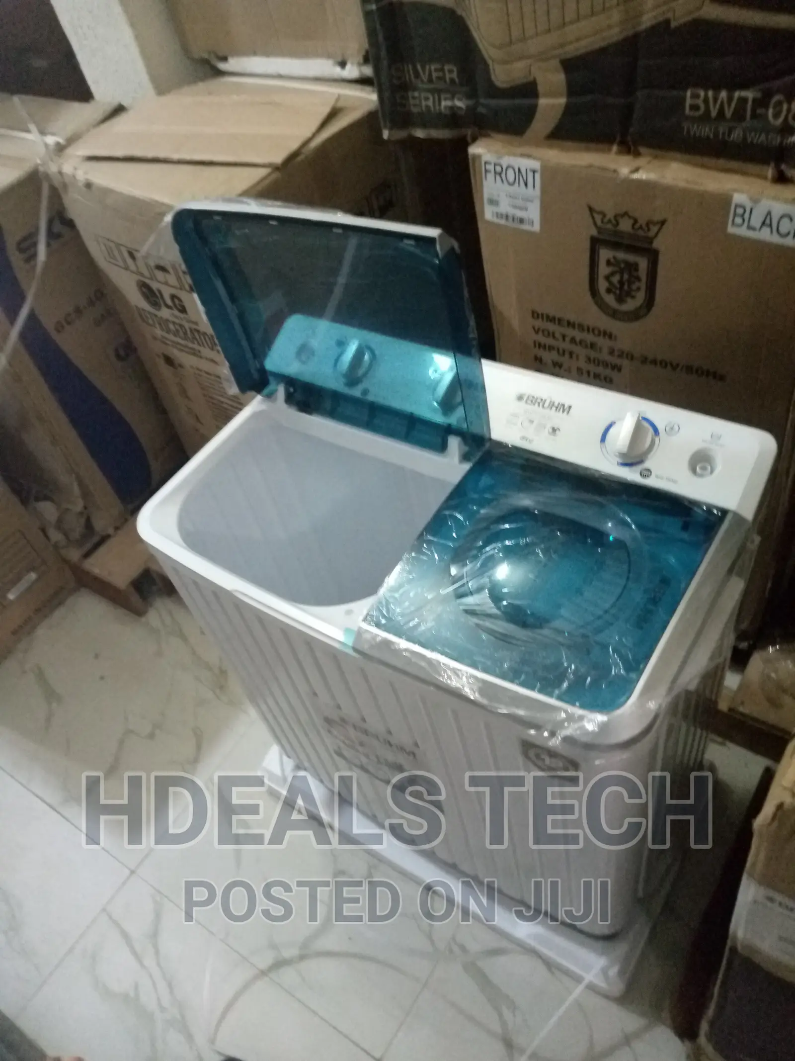 Very Effective Bruhm 8kg Twin Tub Top Loader Washing Machine