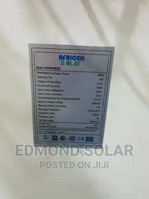 Africell Solar Panel 300W 24V Is Available
