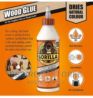 GORILLA 236ML Super Tough PVA Wood Glue Water Resistant