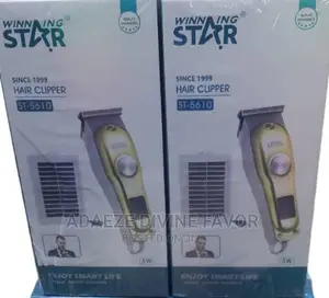 Winning Star Hair Clippers With Solar Panels