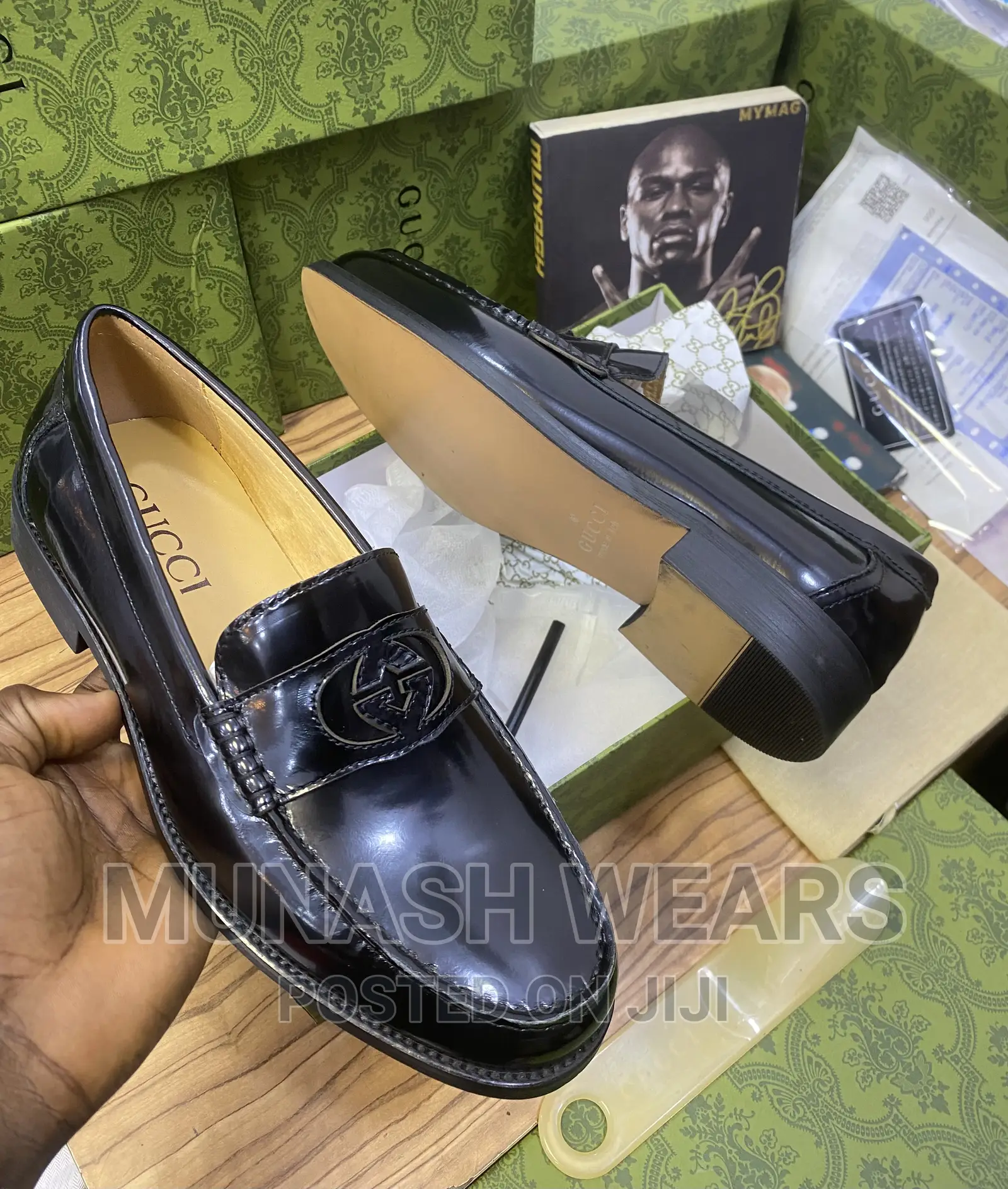 Gucci Leather Shoe for Men