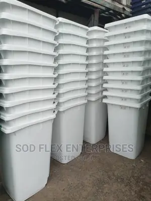 240 Liter Pure White Virgin Waste Bin