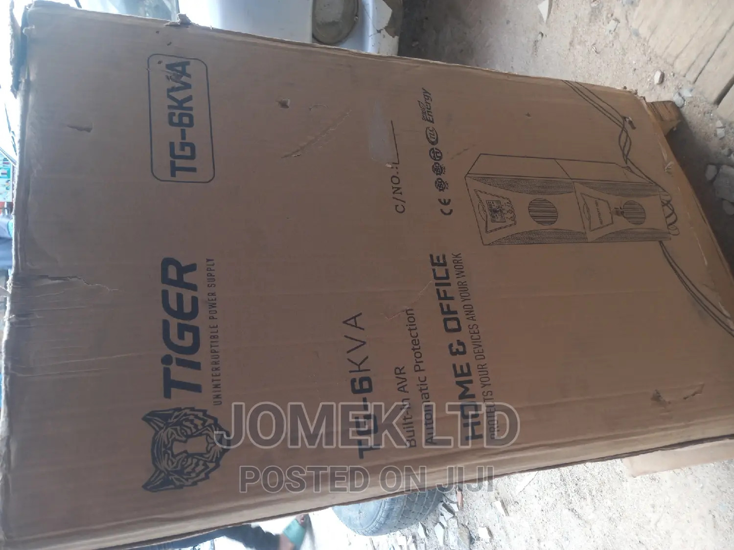 Tiger Online Ups 6kva/5.4kw (12v7.2ah*16) – Cg6k