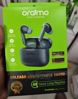 Oraimo Freepods Lite Bluetooth Earbuds.