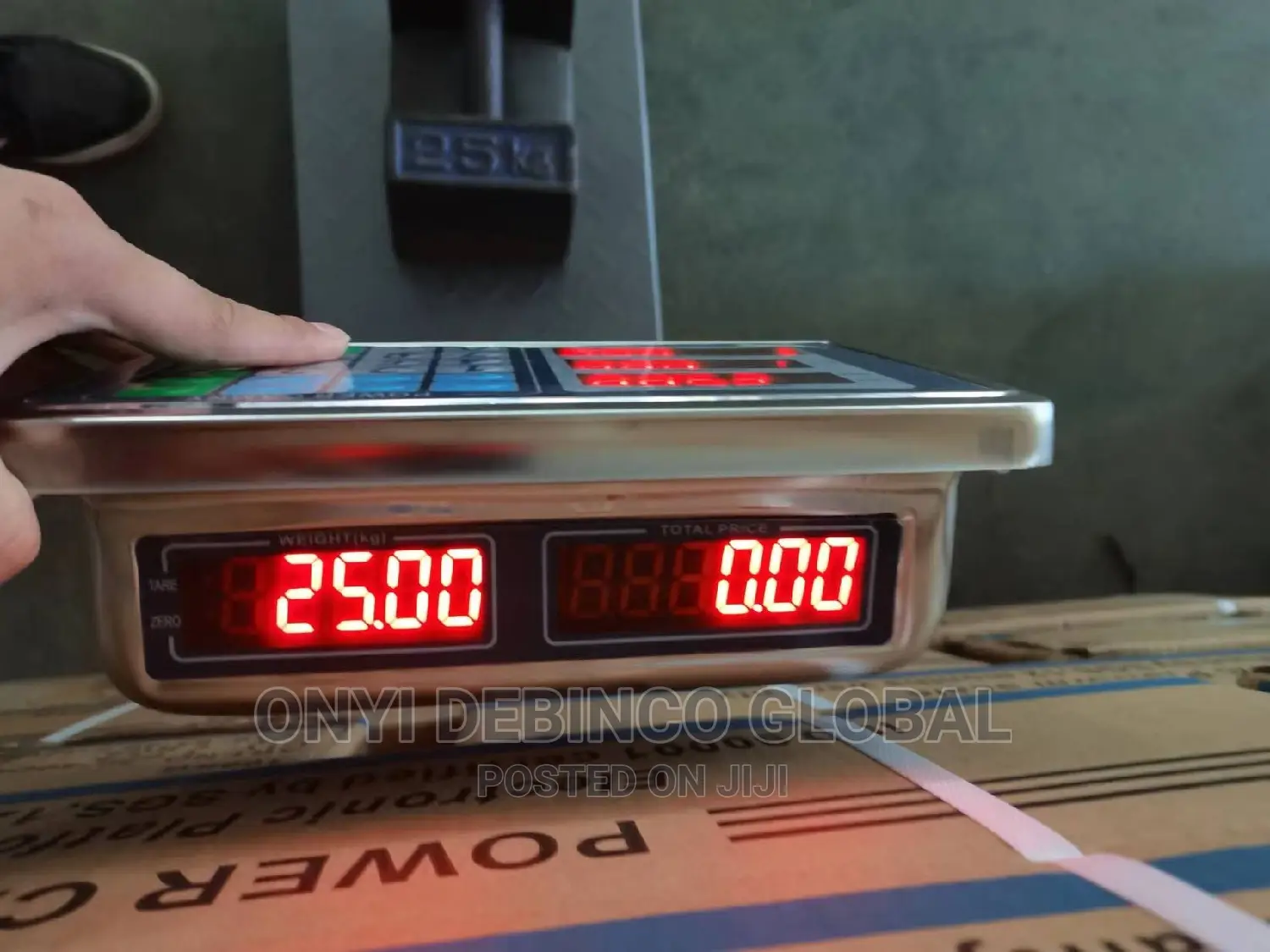 Original Digital Rechargable Scale Double Display Meta 100kg