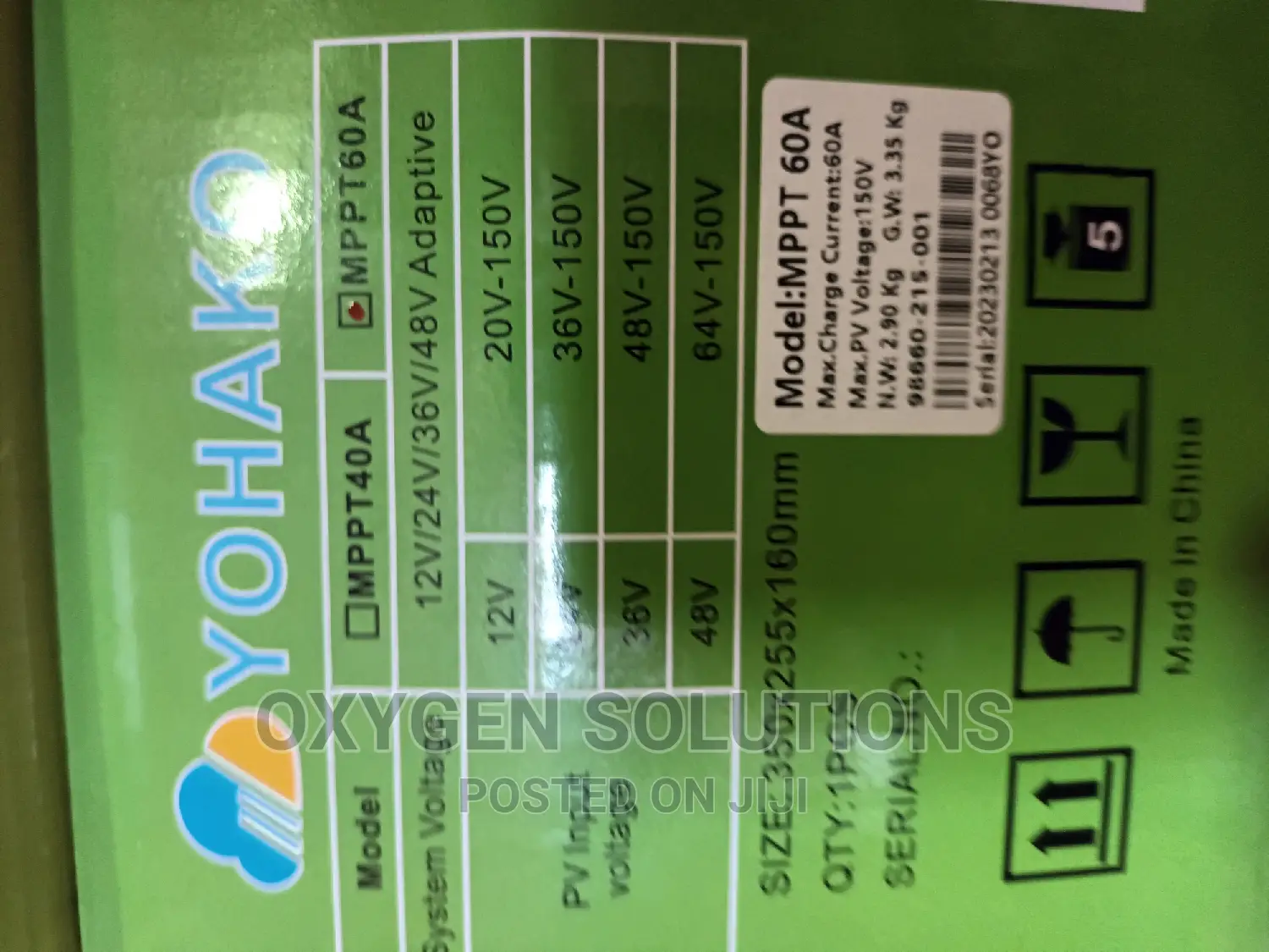 60ah Yohako MPPT Charger Controller