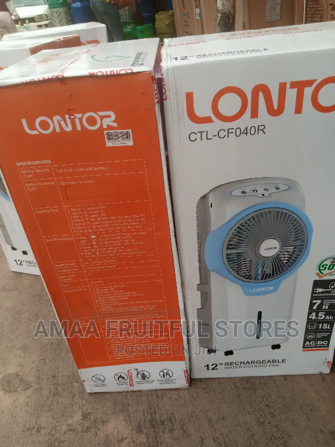 Lontor Rechargable Air Cooler