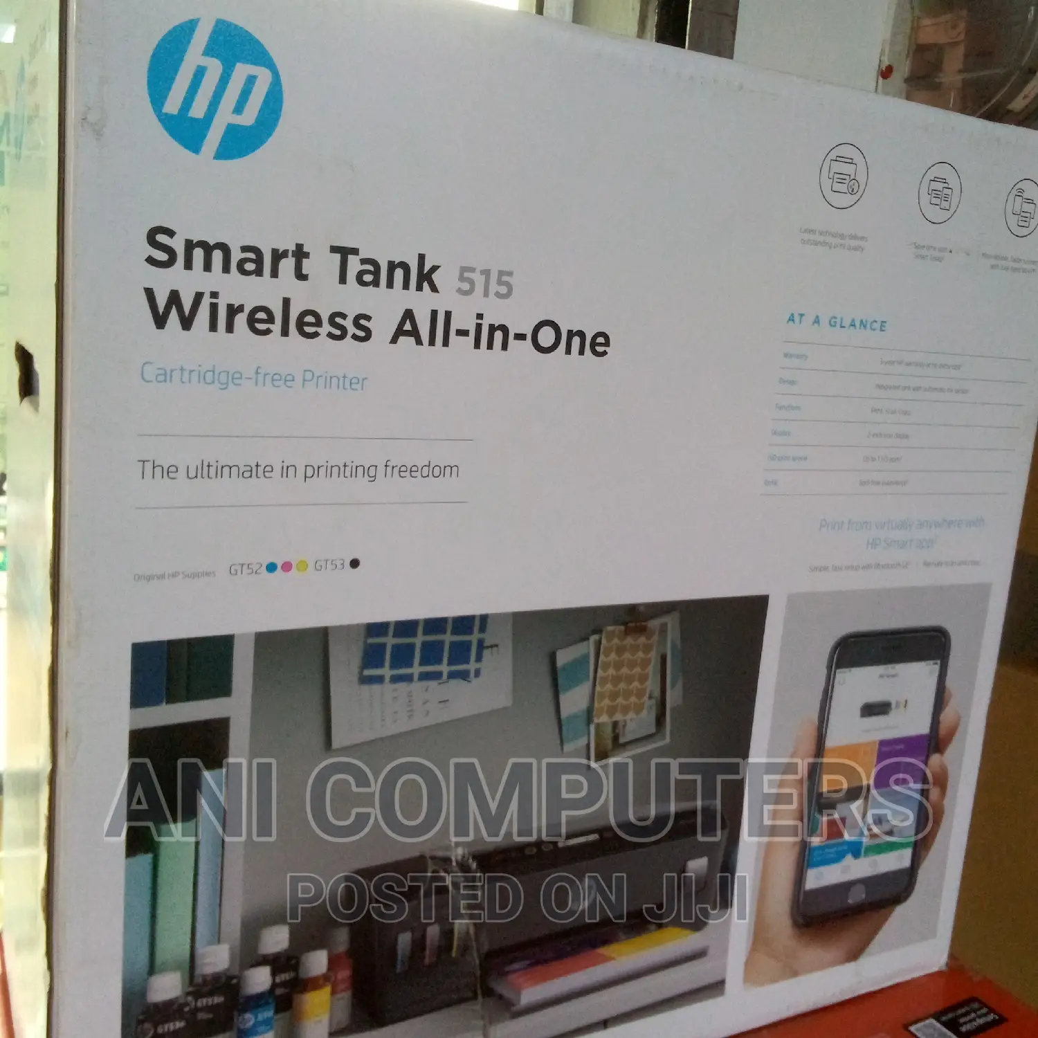 HP Smart Thank 515 Wireless All -in One Printer