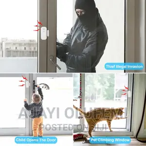 Door/Window Alarm Sensor Security Kit(With Remote).