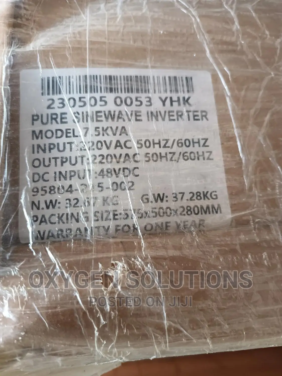 7.5kva 48v Yohako Non Hybrid Inverter