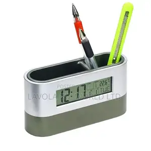 LED Clock/Desk Organizer