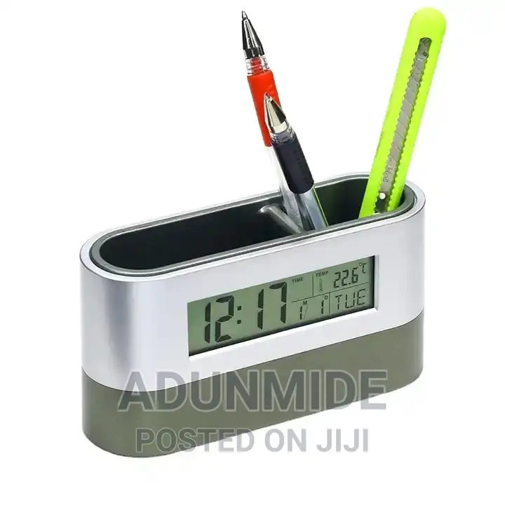 LED Clock/Desk Organizer