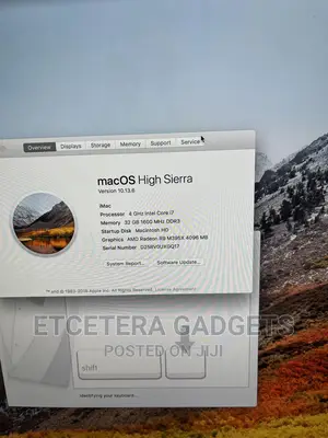 Photo - Desktop Computer Apple iMac 32GB Intel Core I7 SSD 1T
