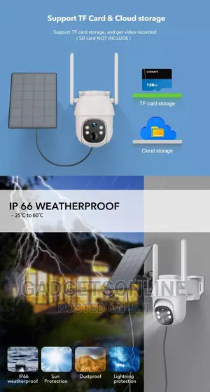 4G Solar Camera PTZ Ubox V380