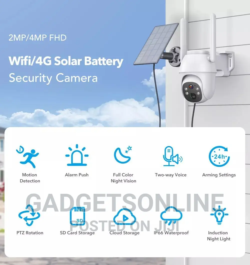 4G Solar Camera PTZ Ubox V380