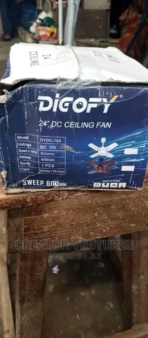 DC Ceiling Fan 25"Short Blade,Fully Copper,High Speed.