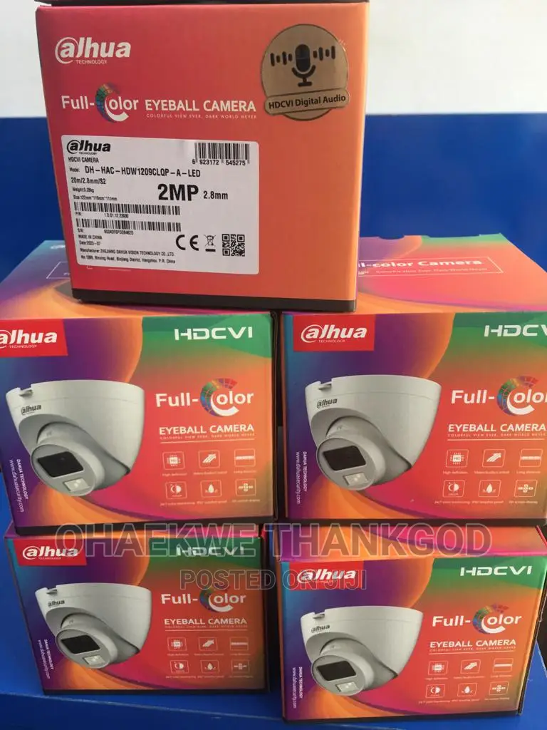 Analog Camera Dahua Color Vision With Inbuilt Mic, 2 Mp