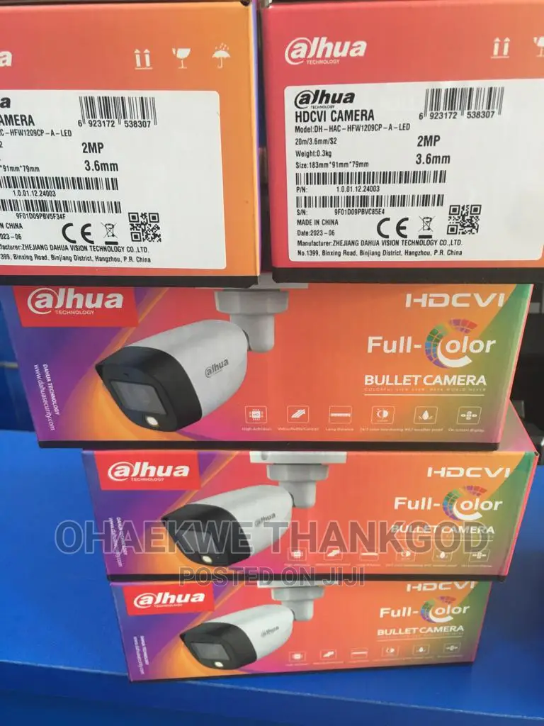 Analog Camera Dahua Color Vision With Inbuilt Mic, 2 Mp
