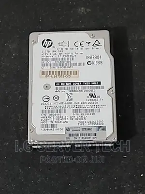 HP Proliant 1.2tb Sas 6G 2.5 Hard Drive Dl380 Dl360 G9