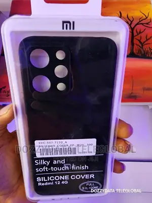 XIAOMI Redmi 12 Silicone Back Case Black