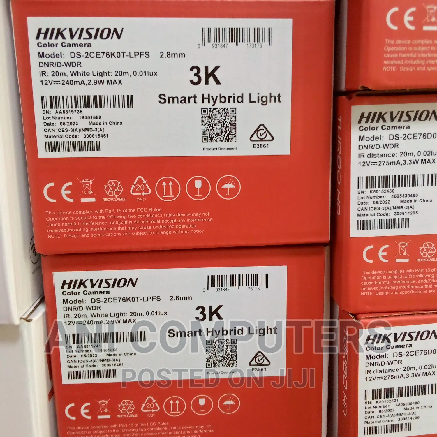 Hikvision Dual Light Audio Fixed Camera Indoor