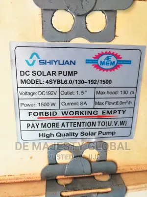 2hp 1500watt Solar Submersible Water Pump