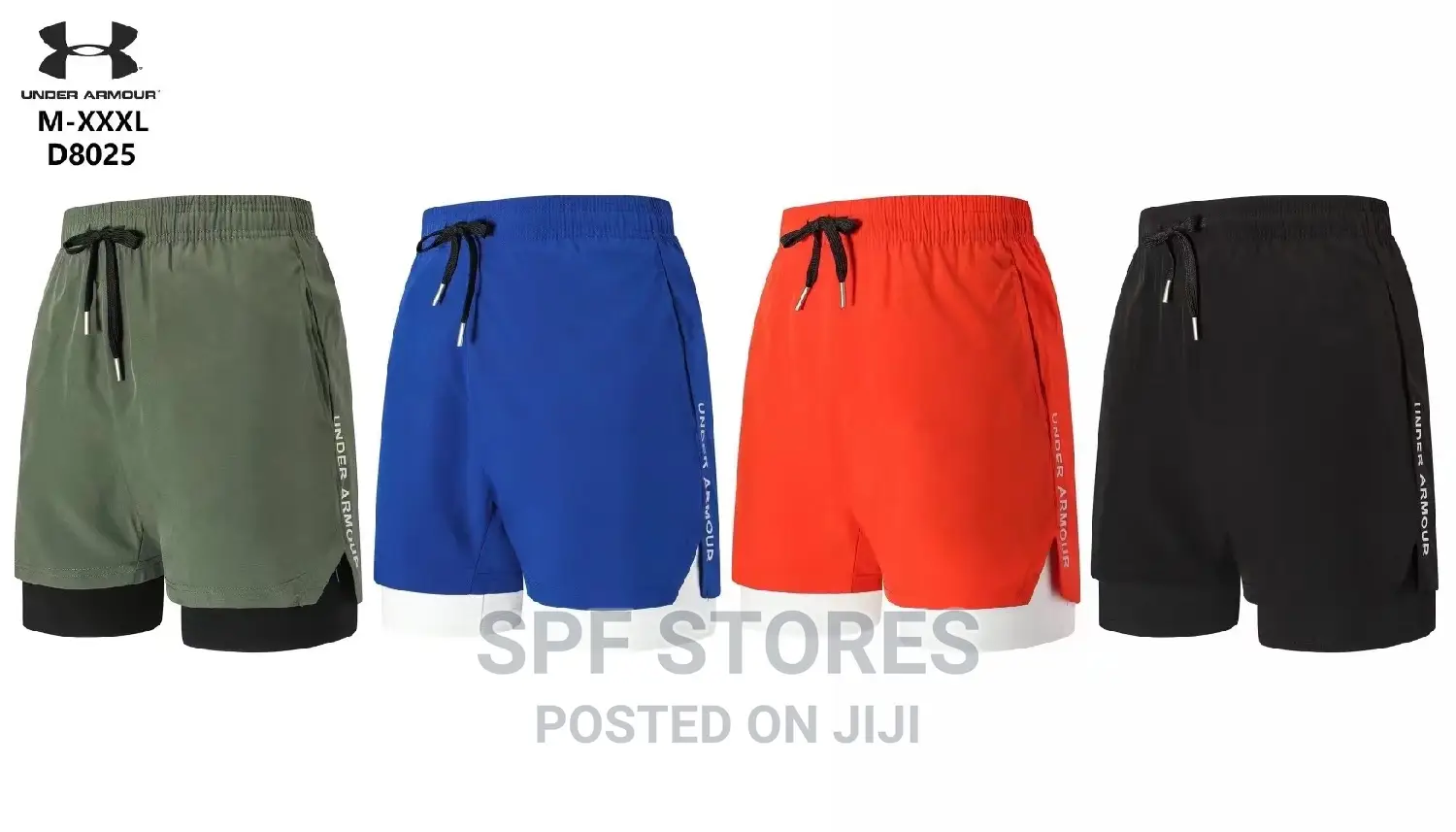 Blue Gym Shorts With Inner Tight