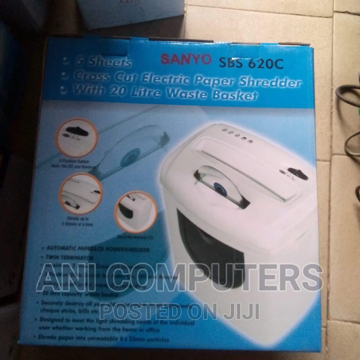 Sanyo SBS 620C Paper Shredder