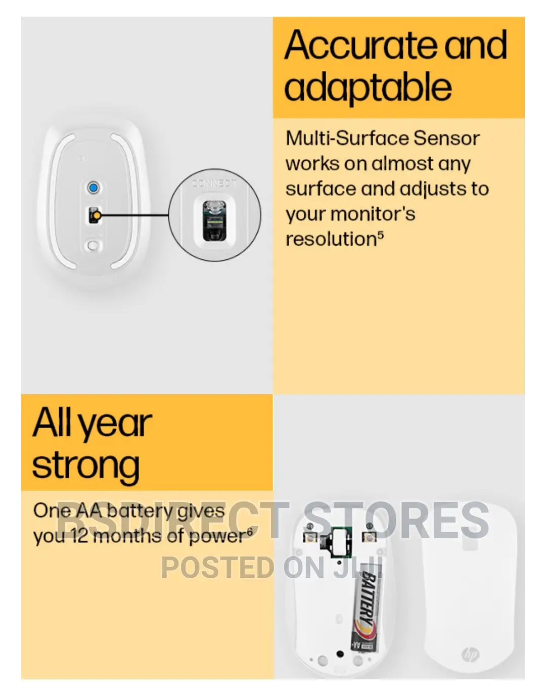 HP 410 PC Mouse Bluetooth Connection, Compatible With Chrome