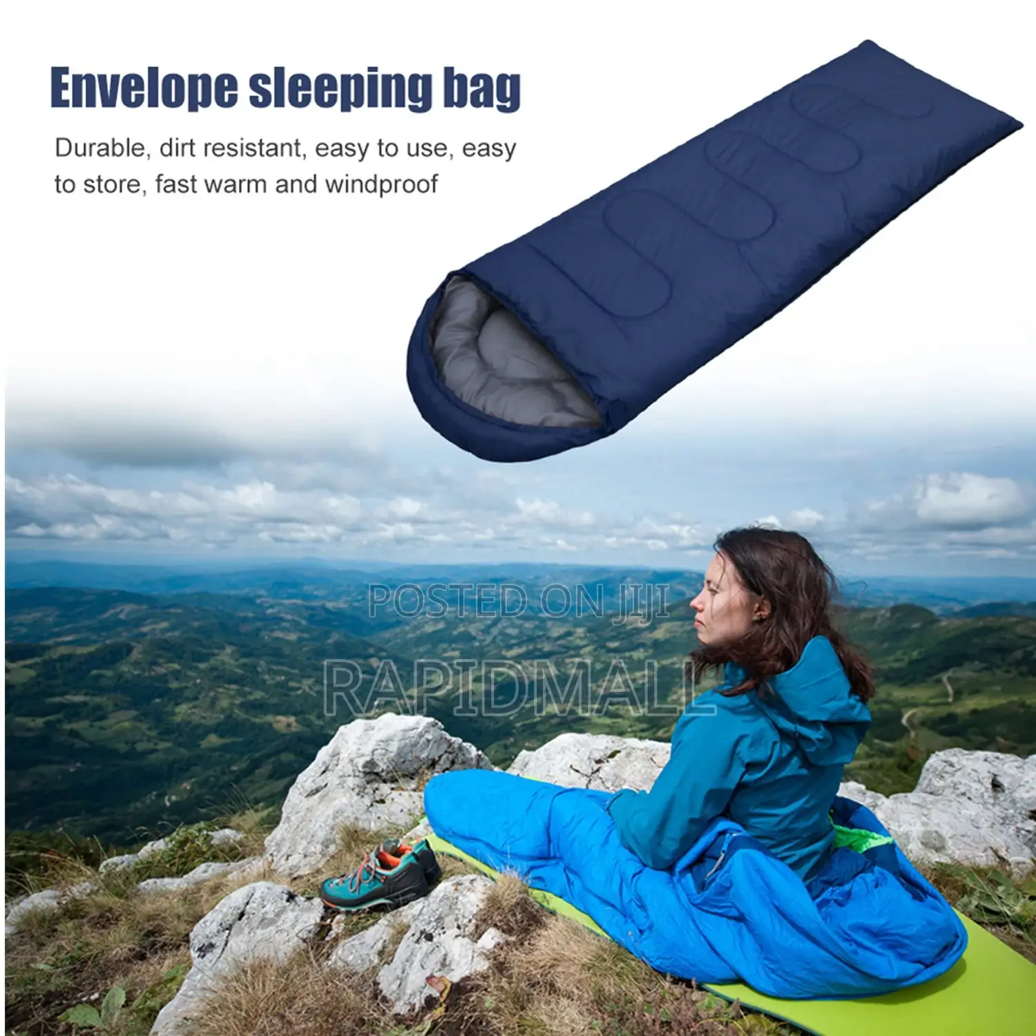 Sleeping Bag for Camping - High Quality and Thick (1.5kg)