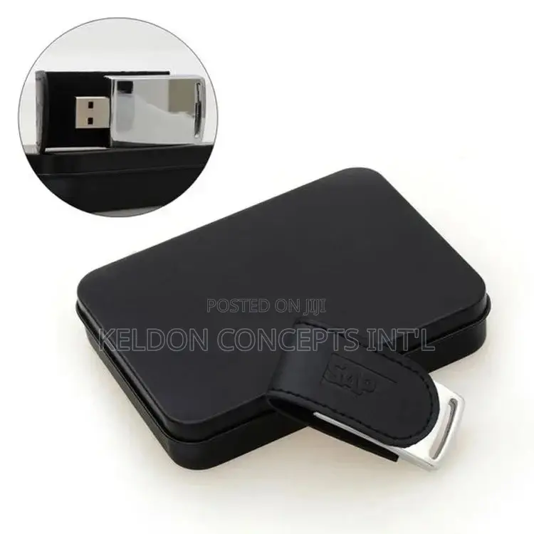 Leather Usb Flash Drive 8gb -32gb Moq: 100pcs Above