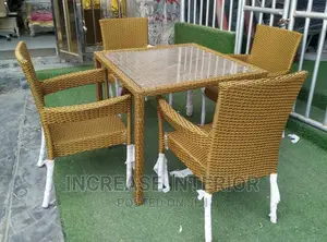 Rattan Outdoor Chairs and Table