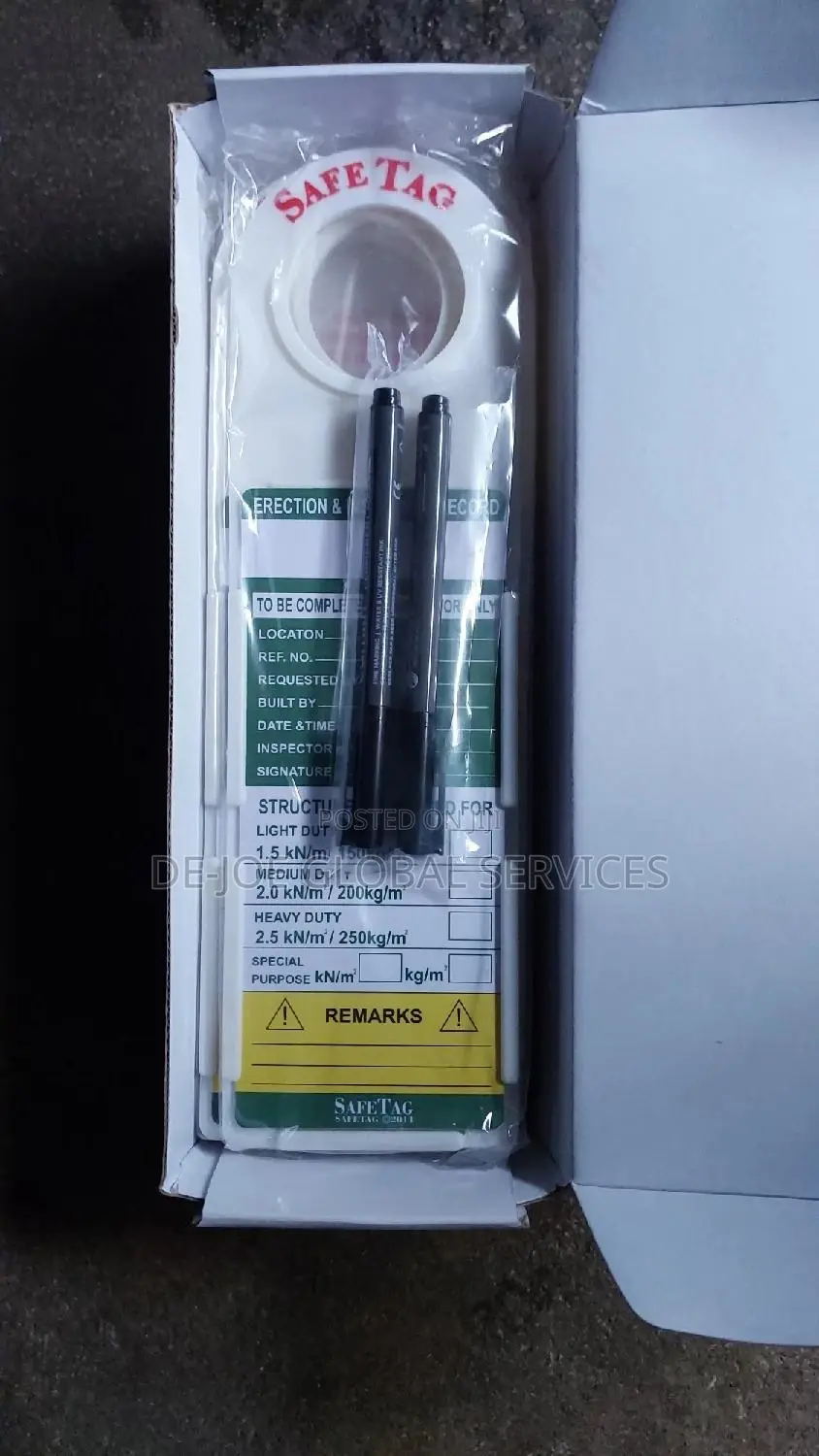 Safe Tag for Scaffolding a Pack