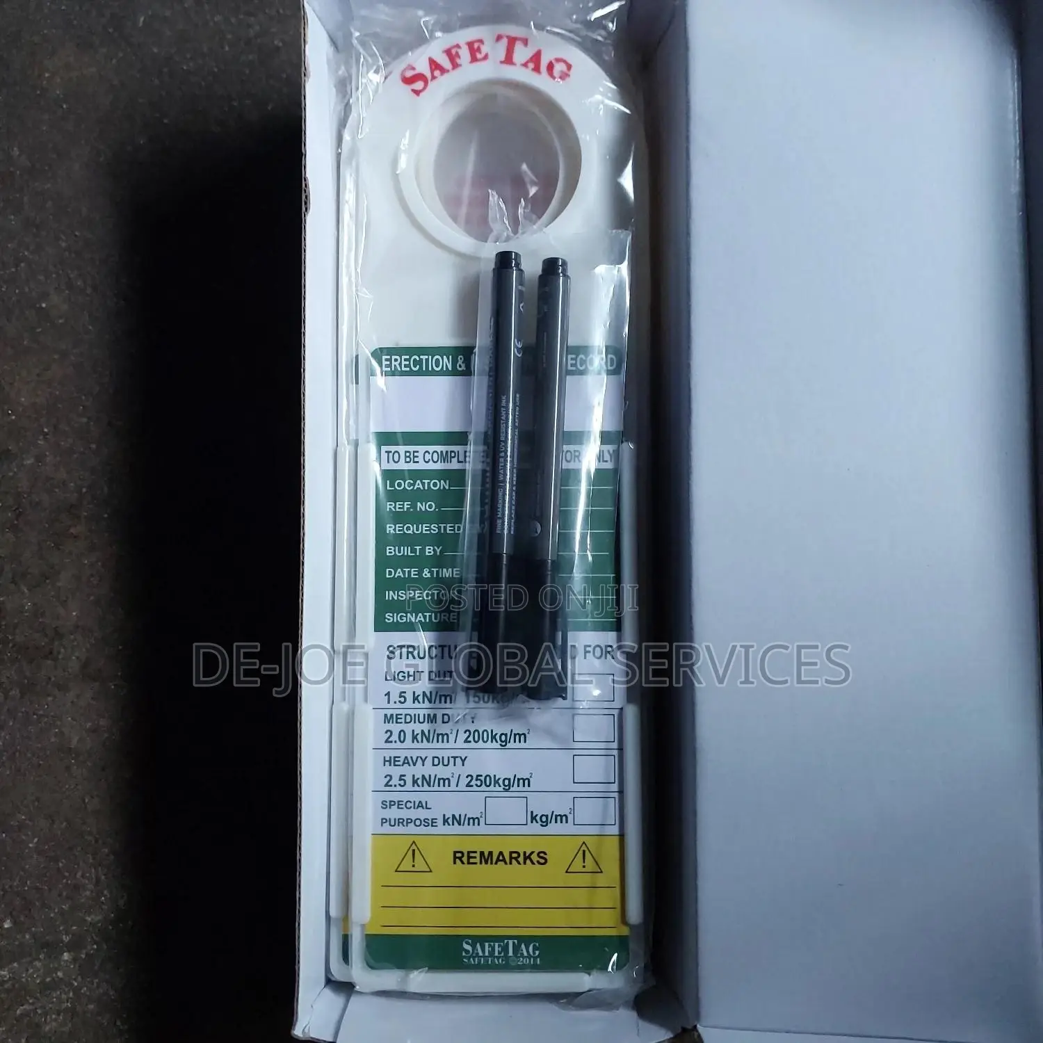Safe Tag for Scaffolding a Pack