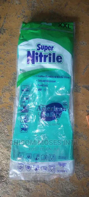 Nitrile Gloves (Cotton Flocklined Nitrile Gloves)