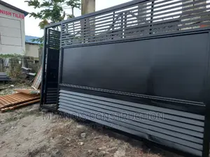 Matte Black Sliding Gates