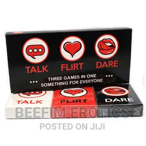 Talk Flirt Dare 3in1 Sex Game Card