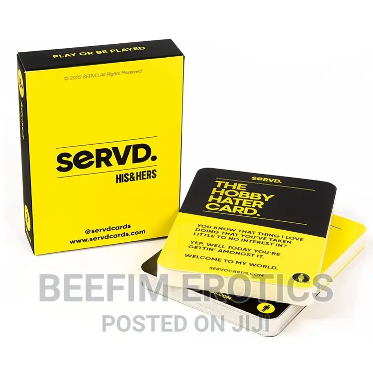 Servd-His Hers Game Card