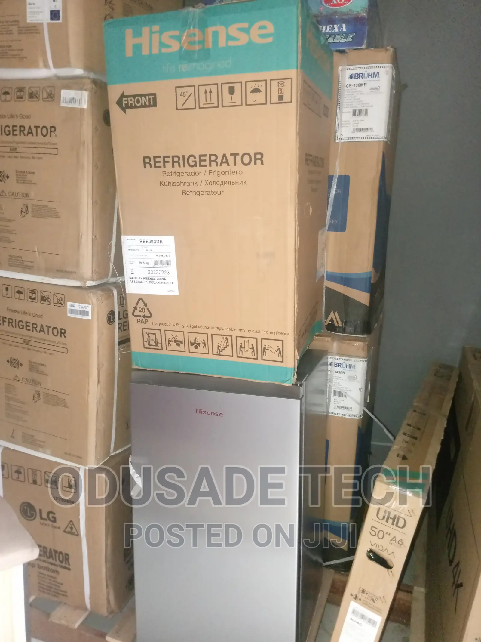 Brandnew Hisense 90L Refrigirator Single Door
