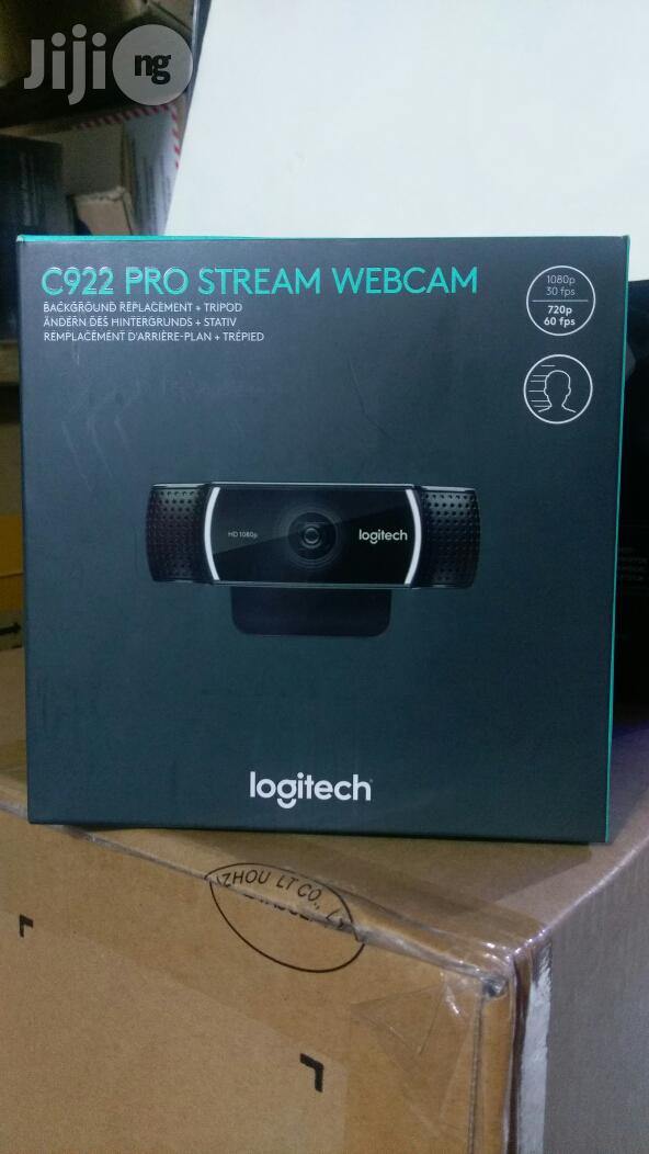 Logitech C922 Pro Stream Webcam.