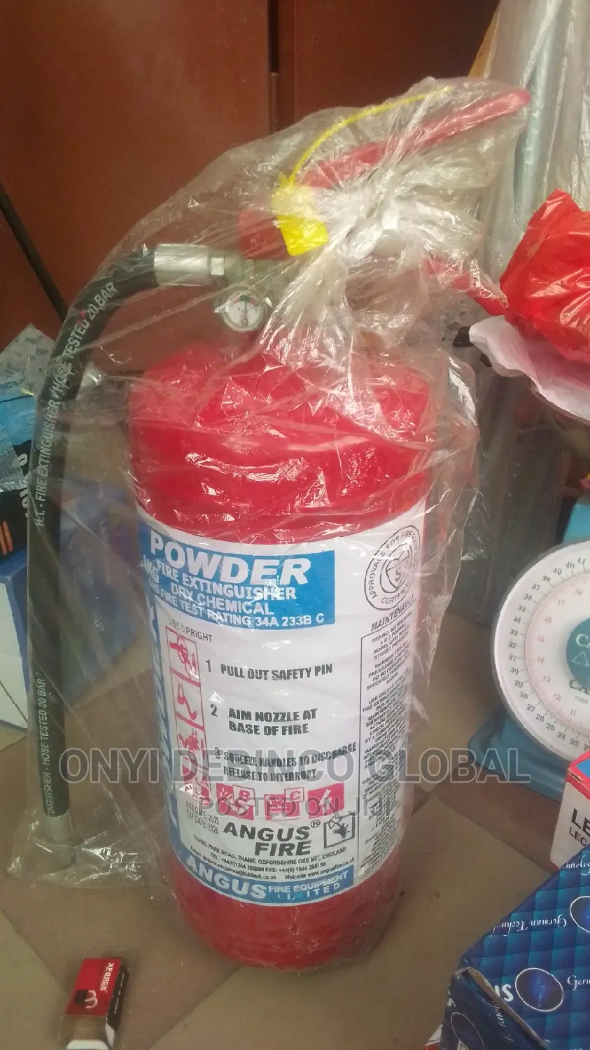 Angus Dcp 6kg Fire Extinguisher in Ikeja Safetywear & Equipment