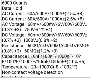 Ac/Dc Clamp Meter